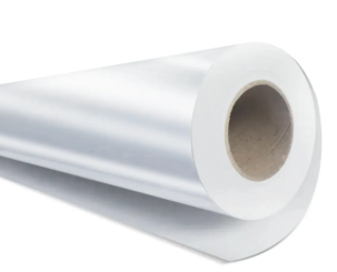 Self Adhesive Grey Films -Ultra Print Vinyl High Tack Glossy with Grey Adhesive 1.07 x 50mtr