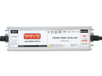 Wave LED Transformer Slim - 200W - 12V - Waterproof